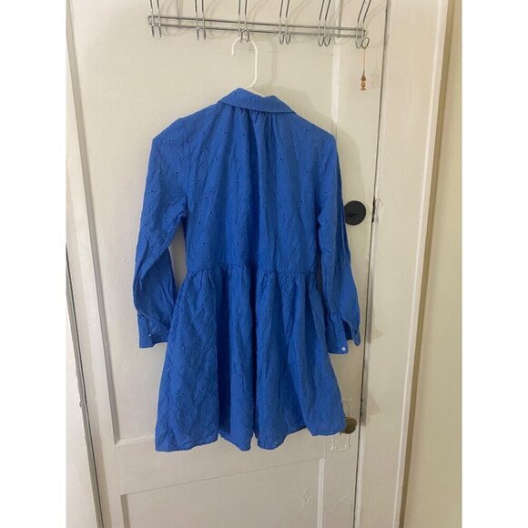 J. Crew Women's Long Sleeve Button Front Collared Dress - 8 - Picture 3 of 14